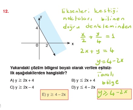 bilgi sarmal yayinlari tyt matematik soru bankasi birinci dereceden esitsizlikler oryantasyon testi cozumleri matematik kitap cozumleri matematik kalesi