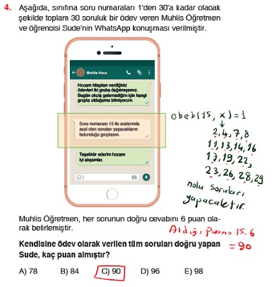 Bilgi Sarmal Yayinlari Tyt Matematik Soru Bankasi Ebob Ekok Test 4 Cozumleri Matematik Kitap Cozumleri Matematik Kalesi