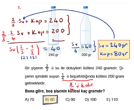 Bilgi Sarmal Yayinlari Tyt Matematik Soru Bankasi Sayi Ve Kesir Problemleri Test 5 Cozumleri Matematik Kitap Cozumleri Matematik Kalesi